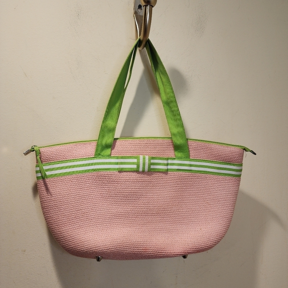 Braciano Woven Pink Summer tote Bag